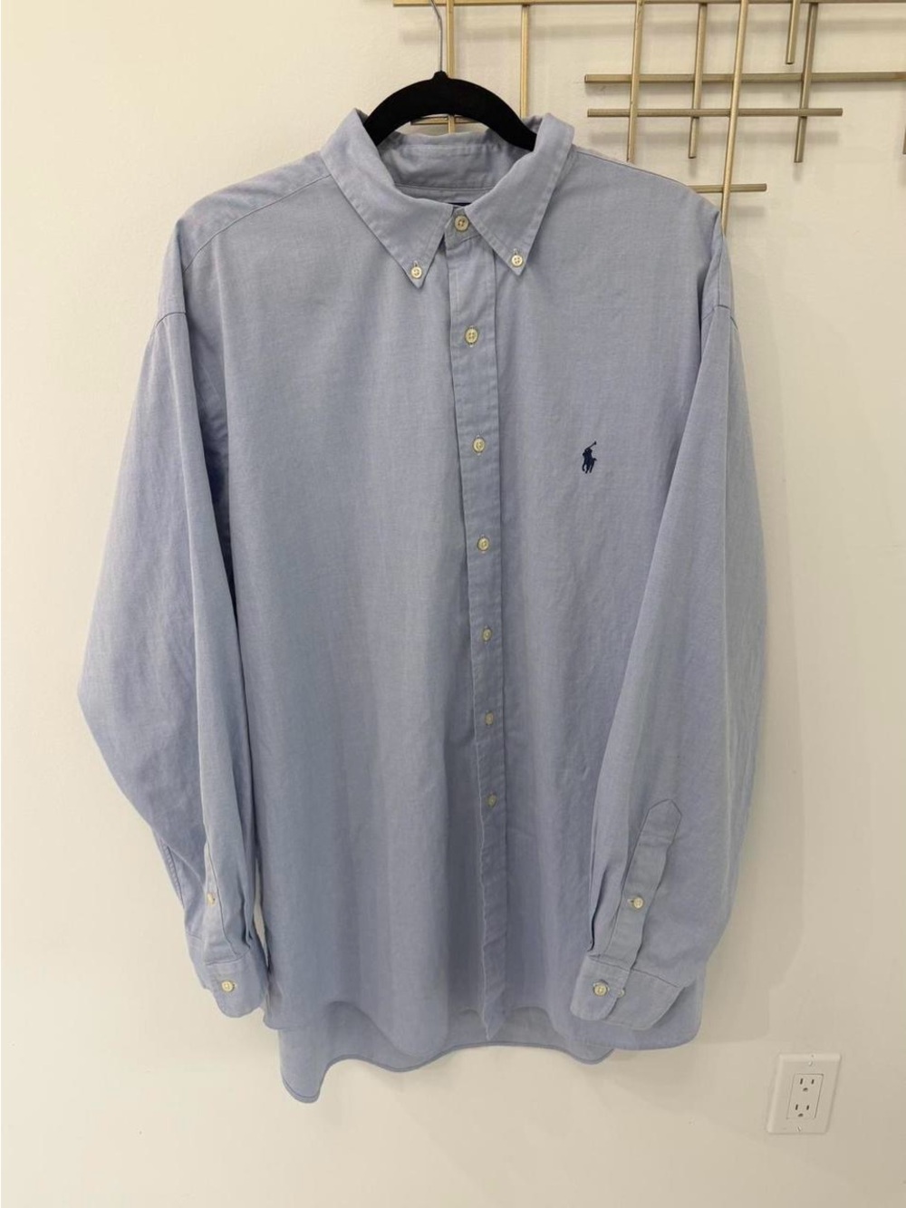 Vintage by Ralph Lauren Light Blue Button-Down Shirt